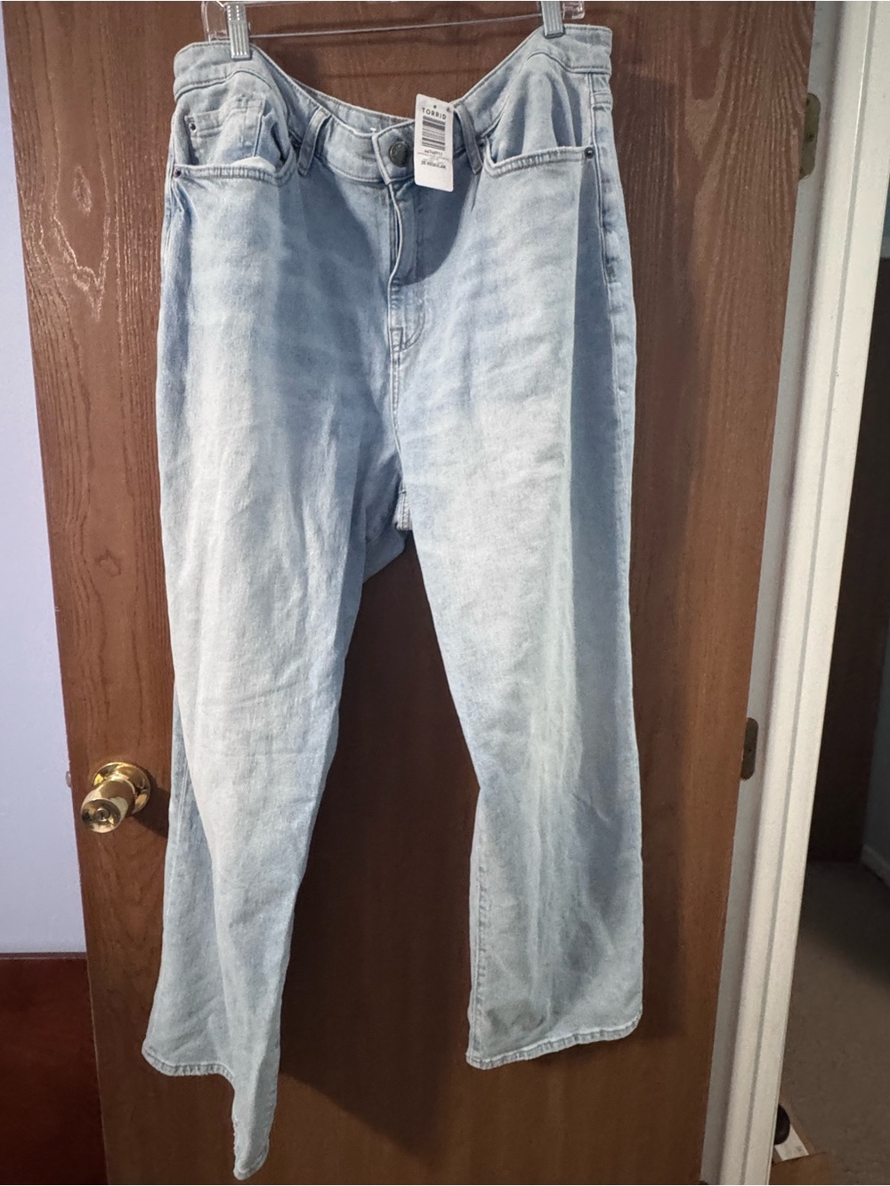 torrid Light Wash Straight Leg Jeans